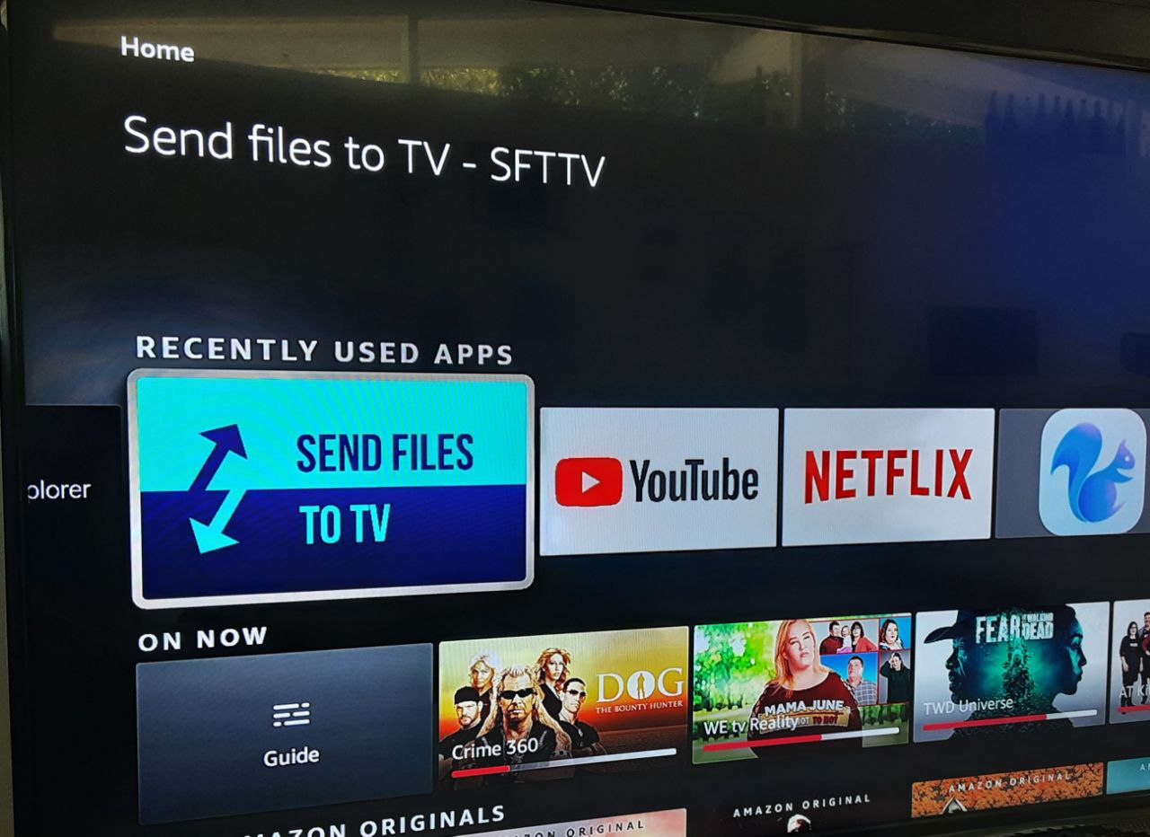 send files to tv not working